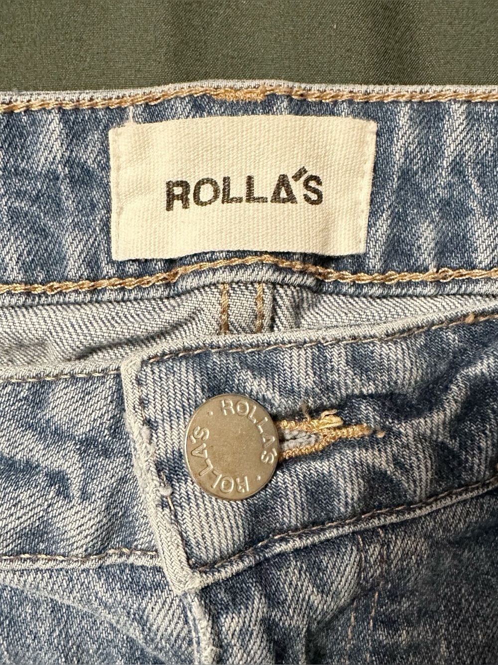 Rolla’s Miller Mid High Rise Slim Ripped Knee Jeans Size 26 - Picture 9 of 10